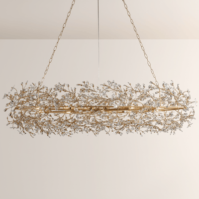 Fiore Oval Chandelier - Cyran Lamps