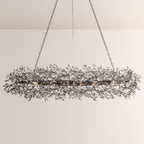 Fiore Oval Chandelier - Cyran Lamps
