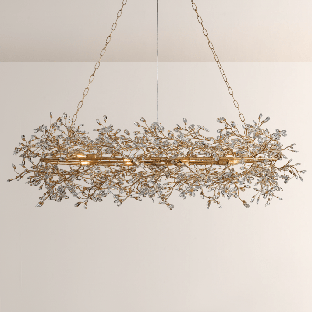 Fiore Oval Chandelier - Cyran Lamps