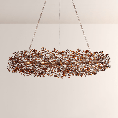 Fiore Oval Chandelier - Cyran Lamps