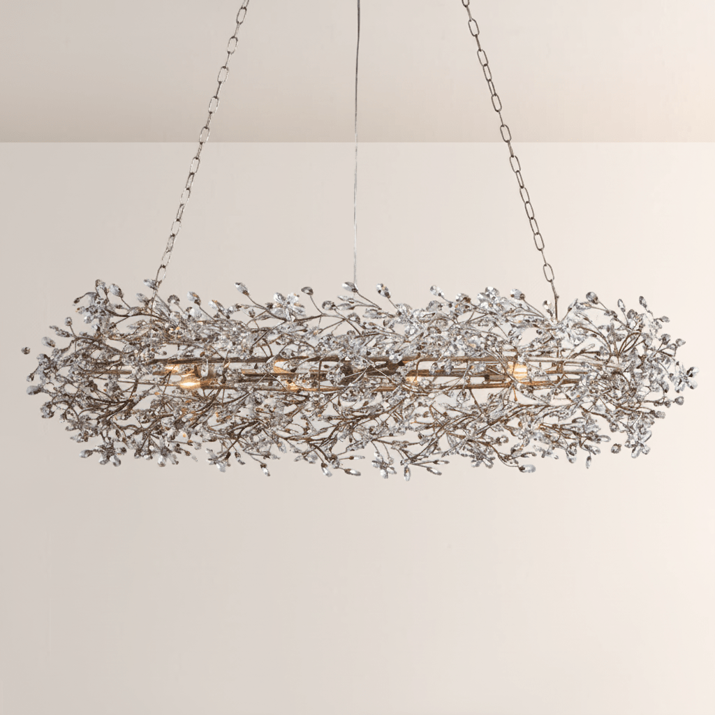 Fiore Oval Chandelier - Cyran Lamps