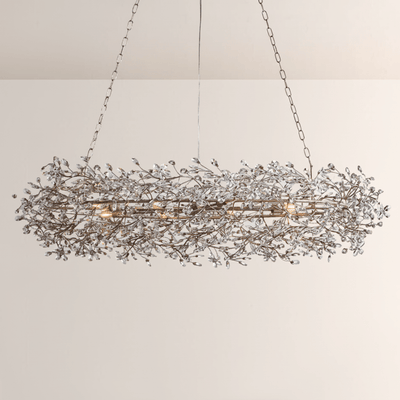 Fiore Oval Chandelier - Cyran Lamps