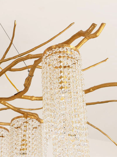 Forest Dawn Brass Branch Chandelier - L 63″ x W 31.5″ x H 17.7″Dark CopperCyranlamps