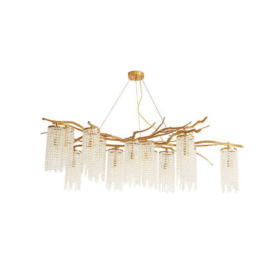 Forest Dawn Brass Branch Chandelier - L 63″ x W 31.5″ x H 17.7″Dark CopperCyranlamps