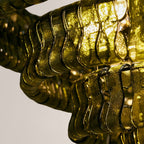 Ghiaccia Glass Round Chandelier - Cyran Lamps