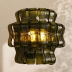 Ghiaccio Glass Wall Sconce 12" - Cyran Lamps