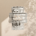 Ghiaccio Glass Wall Sconce 12" - Cyran Lamps