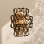 Ghiaccio Glass Wall Sconce 12" - Cyran Lamps