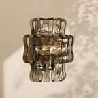 Ghiaccio Glass Wall Sconce 12" - Cyran Lamps