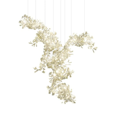 Gingko Combination Chandelier - Cyran Lamps