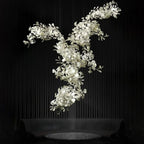 Gingko Combination Chandelier - Cyran Lamps