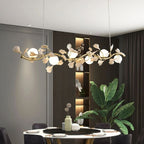 Gingko Glass Chandelier - Cyran Lamps