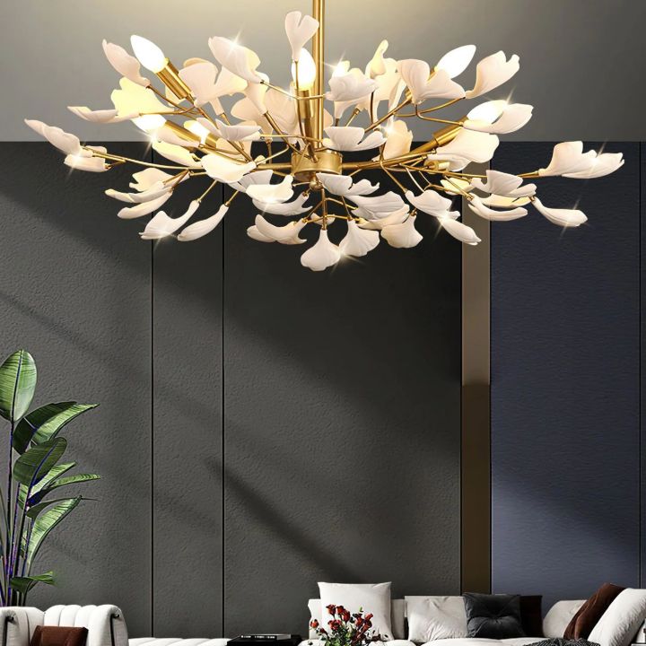 Gingko Luxury Chandelier Style A - Cyran Lamps