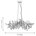 Gingko Luxury Chandelier Style C - Cyran Lamps