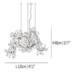 Gingko Luxury Chandelier Style G - Cyran Lamps
