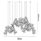 Gingko Luxury Chandelier Style H - Cyran Lamps