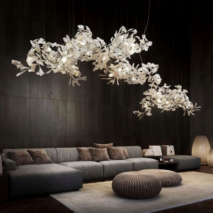 Gingko Luxury Chandelier Style H - Cyran Lamps