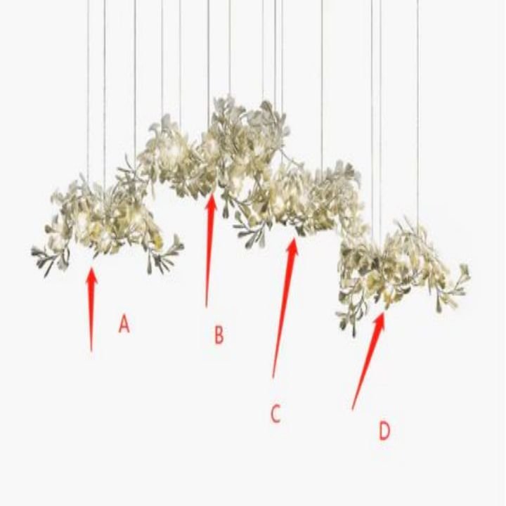 Gingko Luxury Chandelier Style H - Cyran Lamps