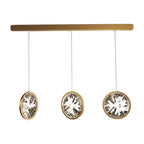 Gold Crystal Staircase Chandelier - Cyran Lamps