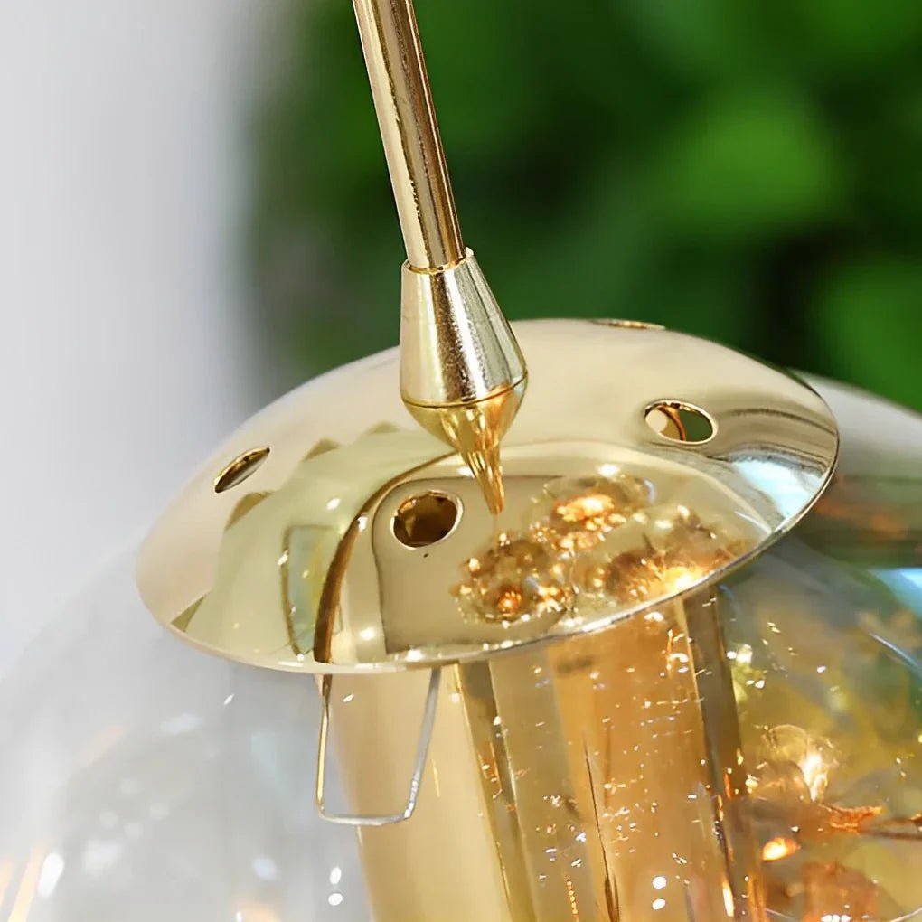 Gold Staircase Chandelier - Cyran Lamps
