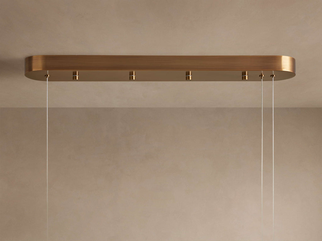 Halima Alabaster Linear Chandelier - Cyran Lamps