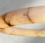 Halima Halo Alabaster Chandelier - Cyran Lamps