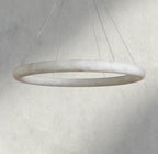 Halima Halo Alabaster Chandelier - Cyran Lamps