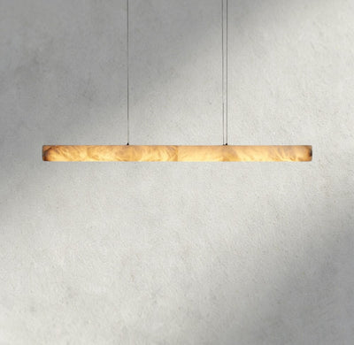 Halima Linear Alabaster Chandelier - Cyran Lamps