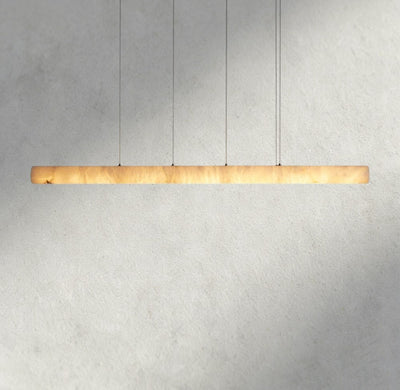 Halima Linear Alabaster Chandelier - Cyran Lamps