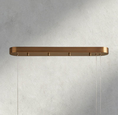 Halima Linear Alabaster Chandelier - Cyran Lamps
