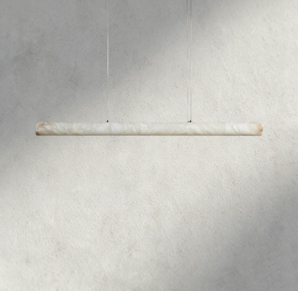 Halima Linear Alabaster Chandelier - Cyran Lamps