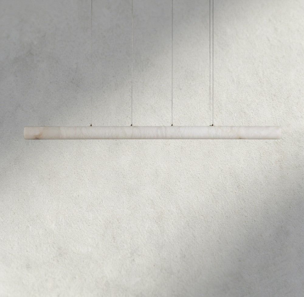 Halima Linear Alabaster Chandelier - Cyran Lamps