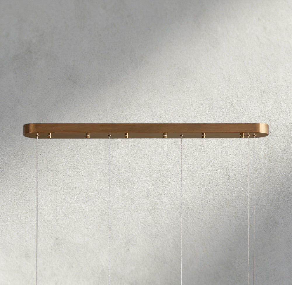 Halima Linear Alabaster Chandelier - Cyran Lamps