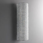 Halo Modern Clear Crystal Wall Sconce 21"H - Cyran Lamps