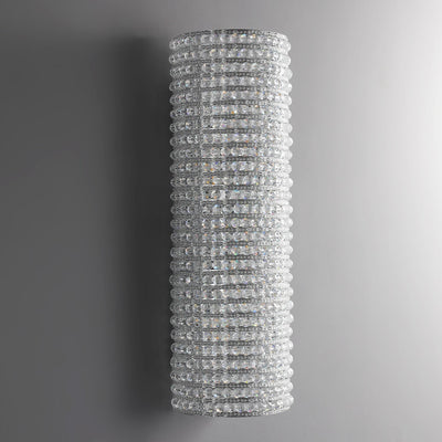 Halo Modern Clear Crystal Wall Sconce 21"H - Cyran Lamps