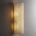 Halo Modern Clear Crystal Wall Sconce 21"H - Cyran Lamps