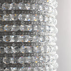 Halo Modern Clear Crystal Wall Sconce 21"H - Cyran Lamps