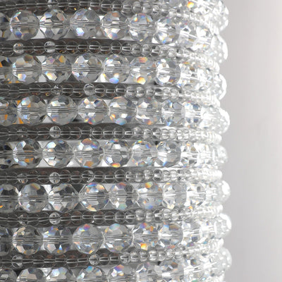 Halo Modern Clear Crystal Wall Sconce 21"H - Cyran Lamps
