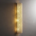 Halo Modern Clear Crystal Wall Sconce 36"H - Cyran Lamps
