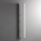 Halo Modern Clear Crystal Wall Sconce 36"H - Cyran Lamps