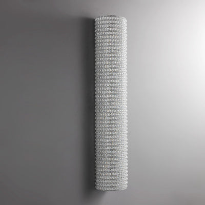 Halo Modern Clear Crystal Wall Sconce 36"H - Cyran Lamps