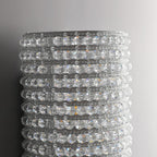 Halo Modern Clear Crystal Wall Sconce 36"H - Cyran Lamps