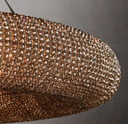 Halo Modern Somke Round Chandelier 72" - Cyran Lamps