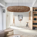 Halo Modern Somke Round Chandelier D41" - Cyran Lamps