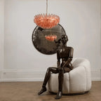 Hand Blown Tier Glass Large Murano Chandelier 24"31"40" - Cyran Lamps