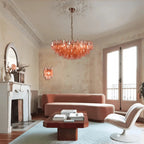 Hand Blown Tier Glass Large Murano Chandelier 24"31"40" - Cyran Lamps
