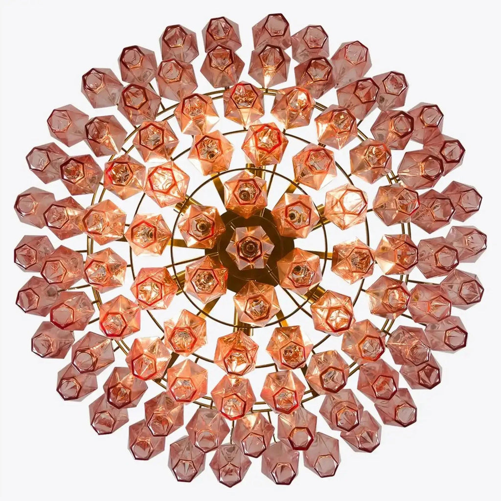 Hand Blown Tier Glass Large Murano Chandelier 24"31"40" - Cyran Lamps