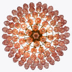 Hand Blown Tier Glass Large Murano Chandelier 24"31"40" - Cyran Lamps