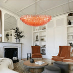 Hand Blown Tier Glass Large Murano Chandelier 24"31"40" - Cyran Lamps
