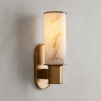 Harlin Wall Sconce in Alabaster - Cyran Lamps